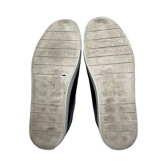 Vince Blair Black Leather Slip-On Sneakers Women’s 10 EU 40 Casual Shoes - Picture 6 of 9